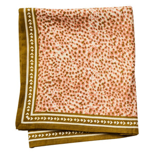 Foulard Imprimé Blockprint en coton