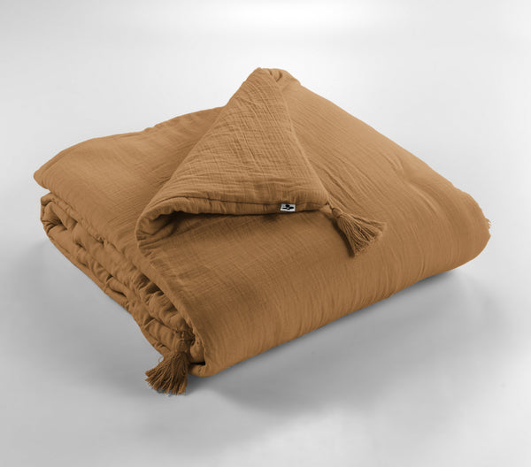 Bout de Lit Gaze de Coton Gaïa