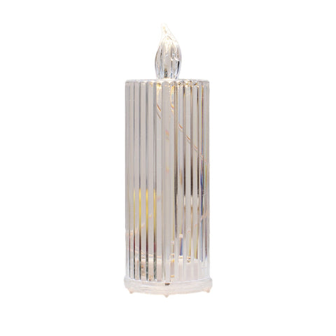 Bougie Led striée à piles