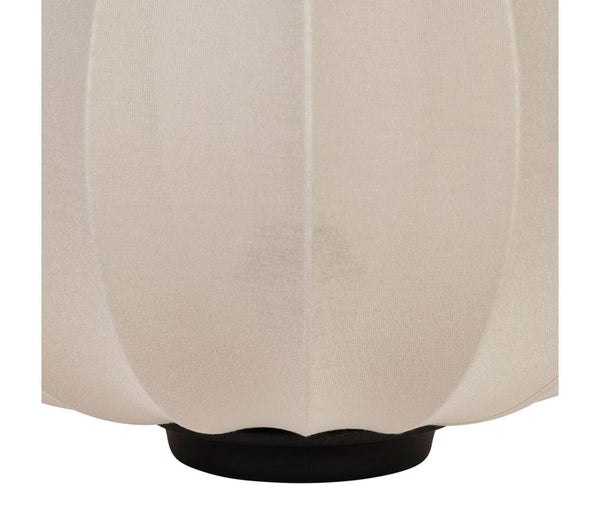 Lampe à poser en tissu beige