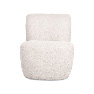 Fauteuil "Eve" en tissu bouclette