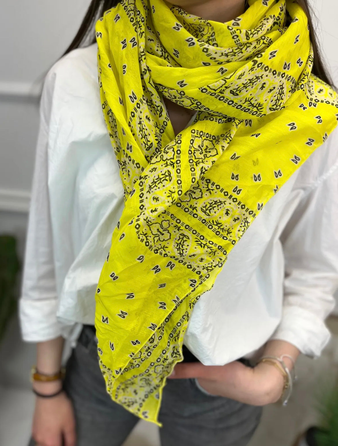 Foulard Coton / Soie