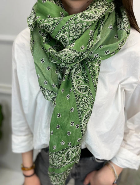 Foulard Coton / Soie