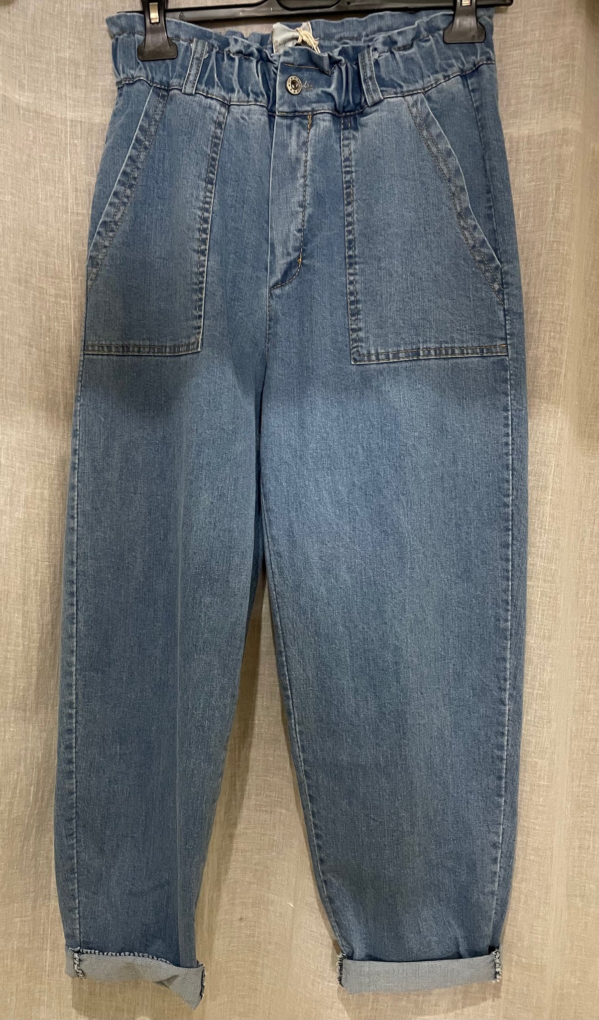 Jean Poches Denim Clair