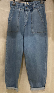 Jean Poches Denim Clair