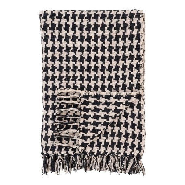 Plaid pied de poule