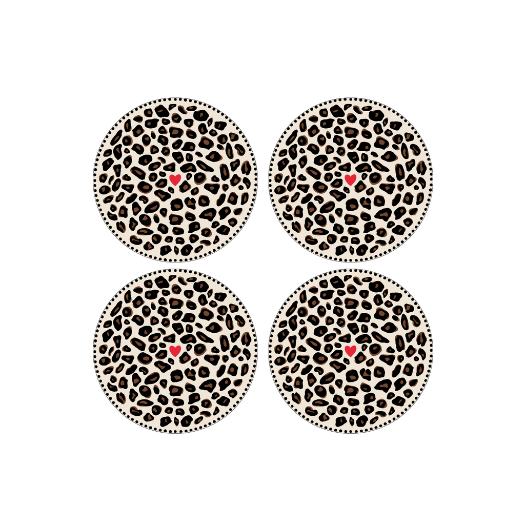 Set 4 assiettes à dessert Leo