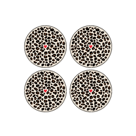 Set 4 assiettes à dessert Leo