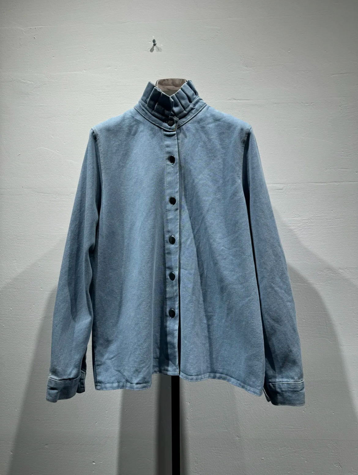 Surchemise en Jean Col Victorien