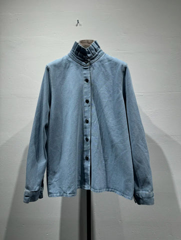 Surchemise en Jean Col Victorien