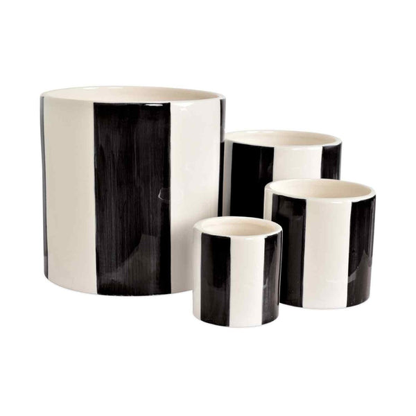 Set de Pots à Rayures