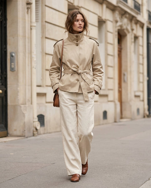 Imperméable ceinturé Lucien