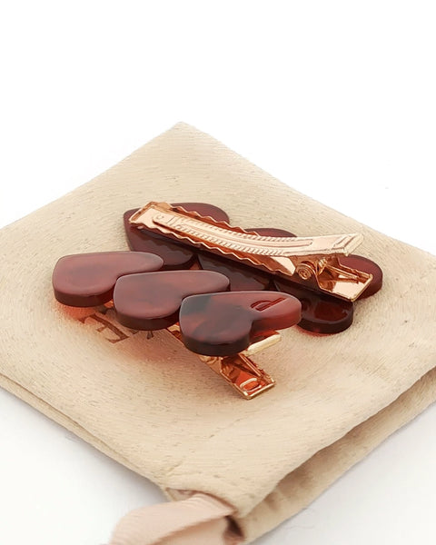 Barrettes Coeurs