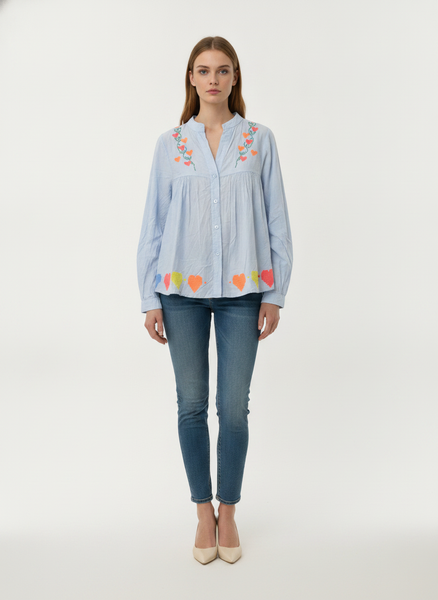 Chemise Broderies Cuore