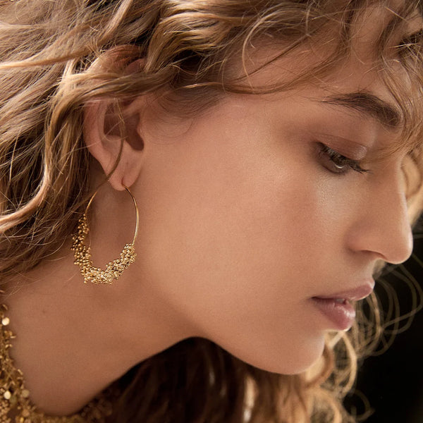 Boucles d'oreilles Créoles Parisienne