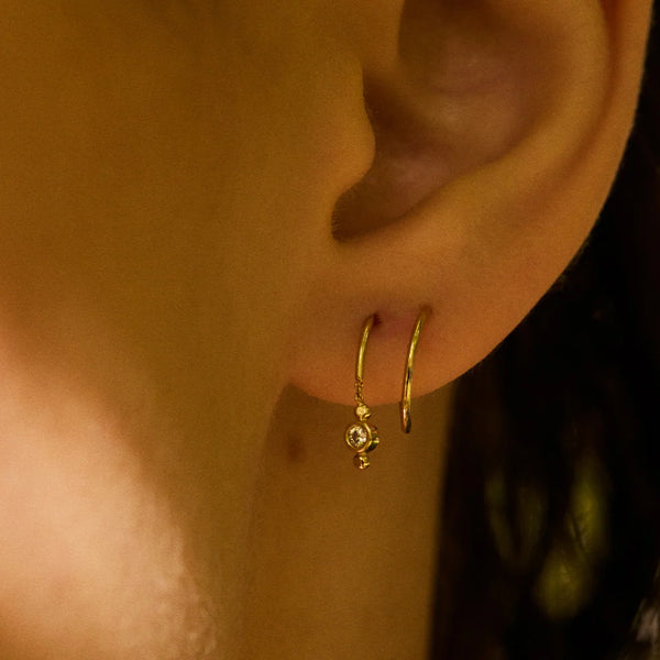 Boucles d'oreilles Spirales Eclats
