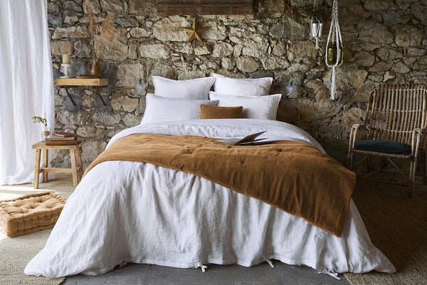 Bout de Lit Velours de Coton César