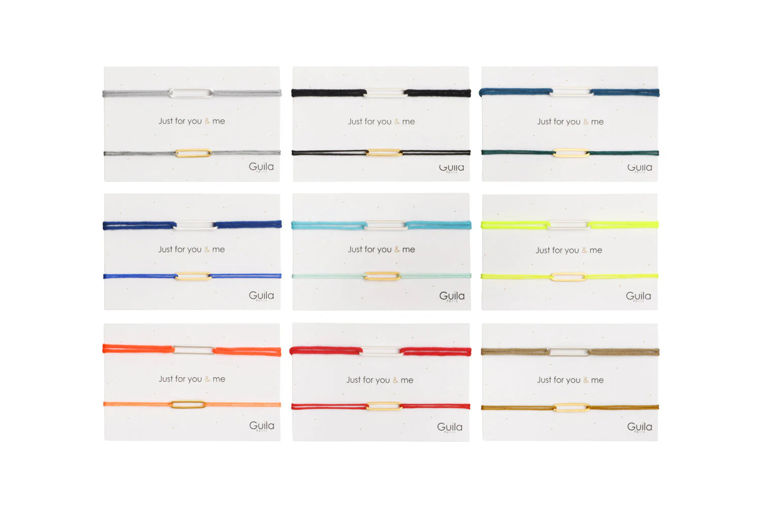 Bracelet Duo You&Me Ovale Ciselé