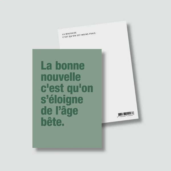 Carte Postale avec son enveloppe