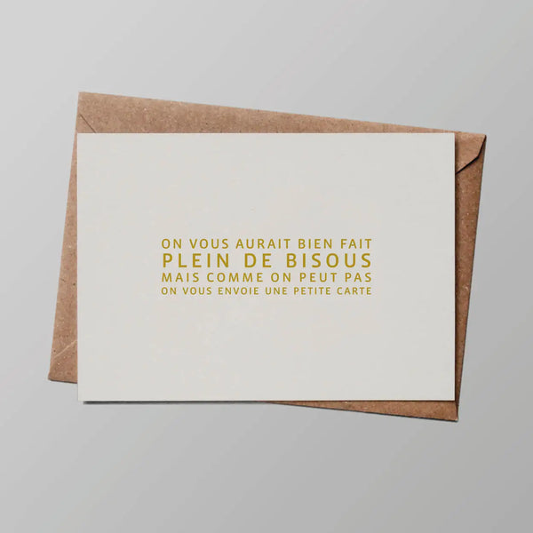 Carte Postale avec son enveloppe
