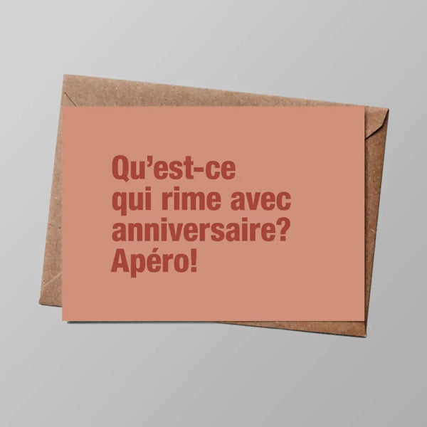 Carte Postale avec son enveloppe