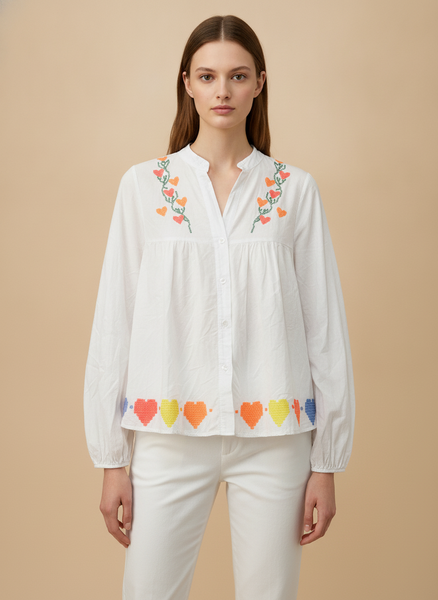 Chemise Broderies Cuore