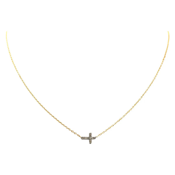 Collier chaine diamants noirs Mulan