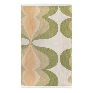 Fouta Frangée Réversible