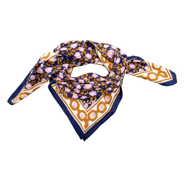 Foulard Fleurs Seventies
