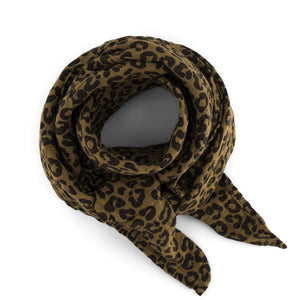 Foulard Chèche Léopard