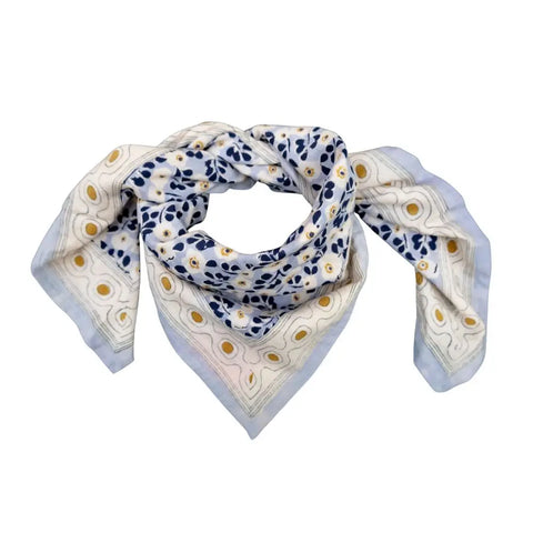 Foulard Fleurs Seventies