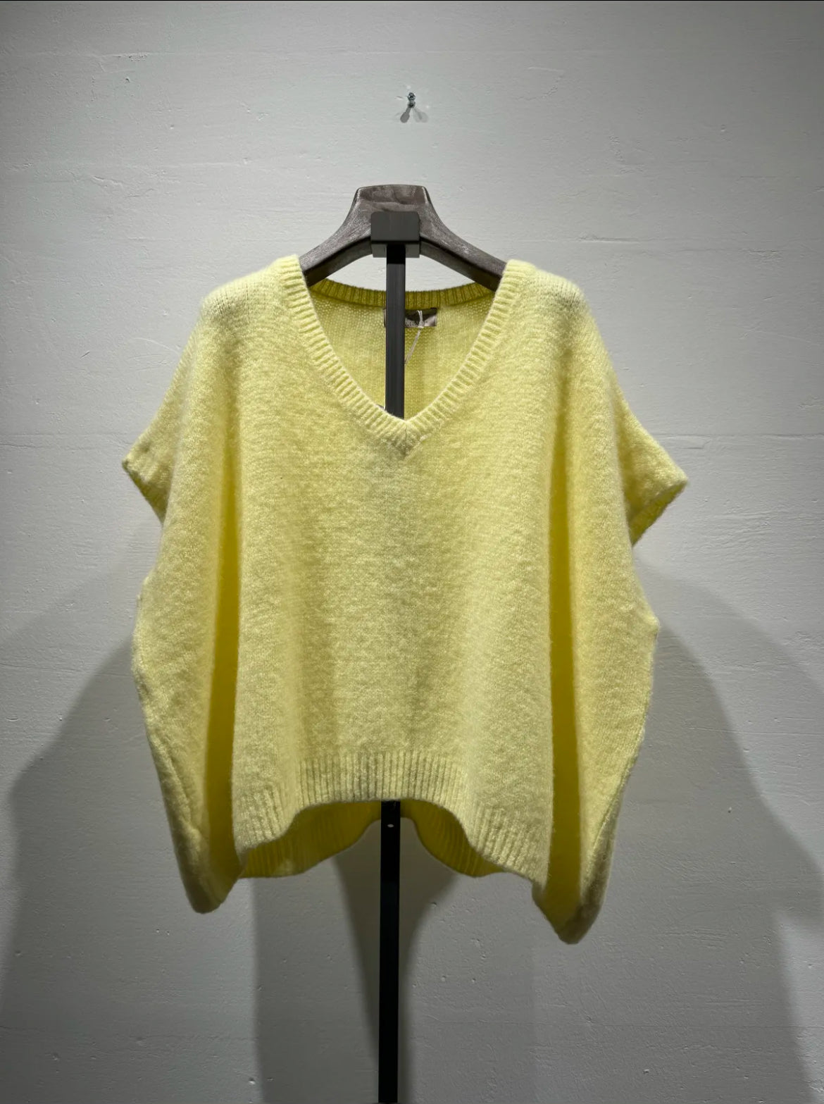 Pull Mohair Oversize Manches courtes