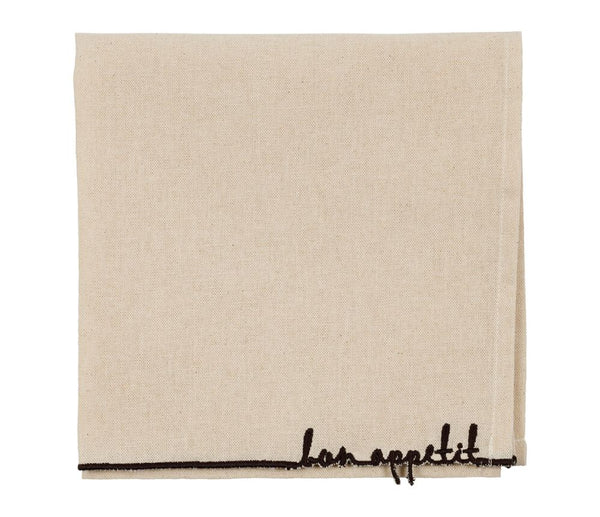 Ensemble de 4 Serviettes Bon Appetit