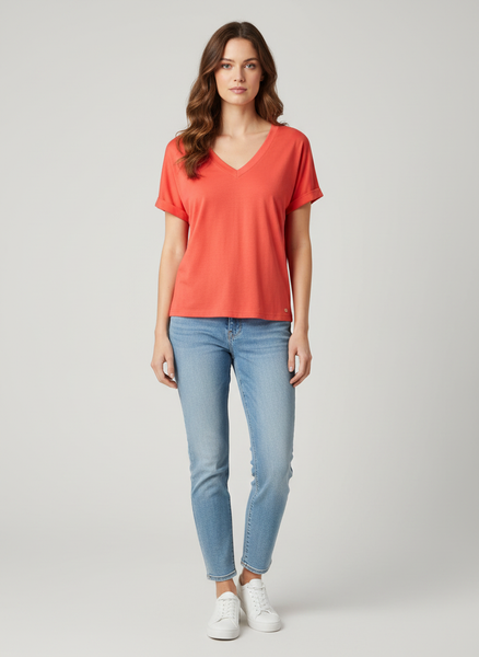 Tee-Shirt Col V Rajor